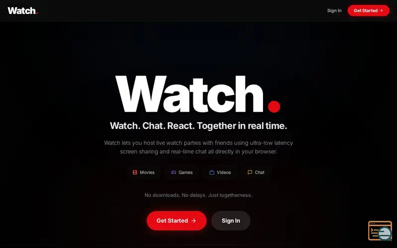 Screenshot of WatchTogether