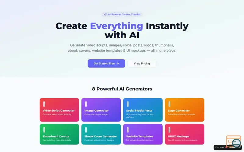 Screenshot of aipromptmasterpro