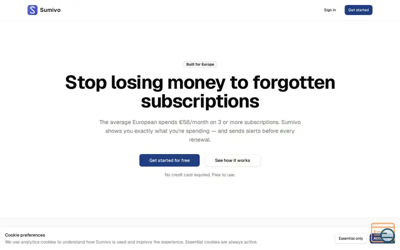 Screenshot of Sumivo