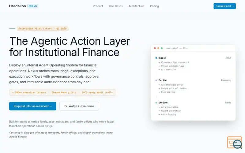 Screenshot of Hardalion Nexus
