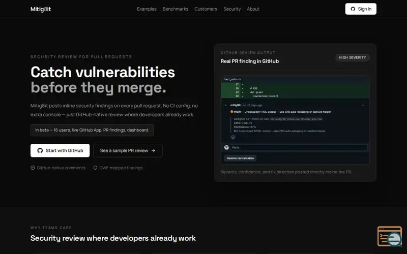 Screenshot of Mitig8it