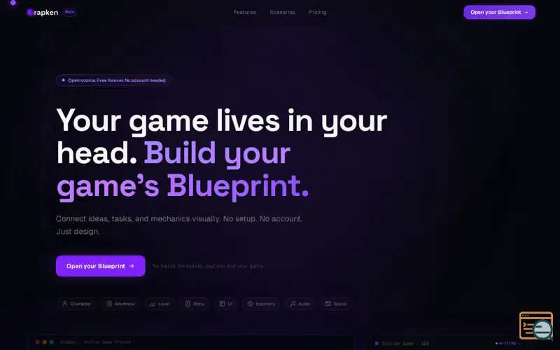 Screenshot of Grapken