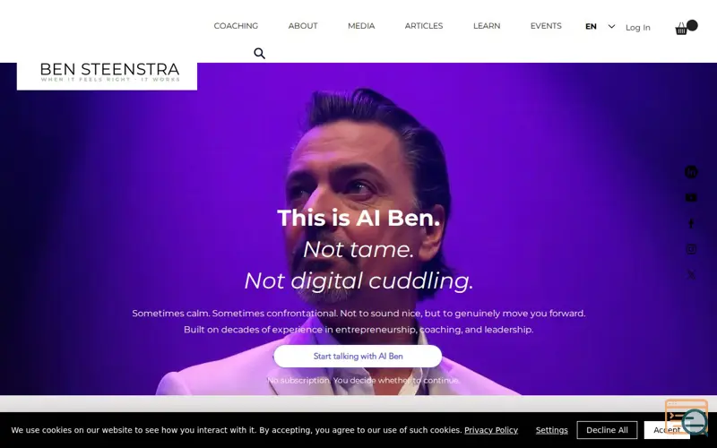 Screenshot of AI Ben