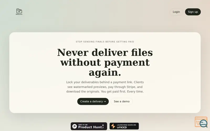 Screenshot of FileCheckout