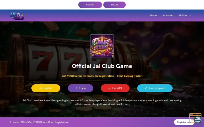 Screenshot of Jai Club Game