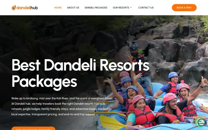 Screenshot of Dandeli Hub