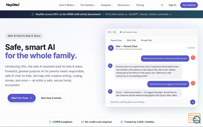 Screenshot of HeyOtto!