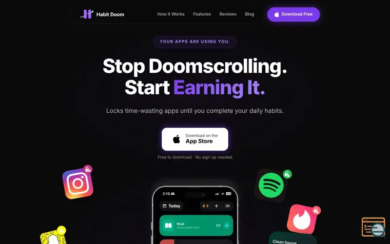 Screenshot of Habit Doom