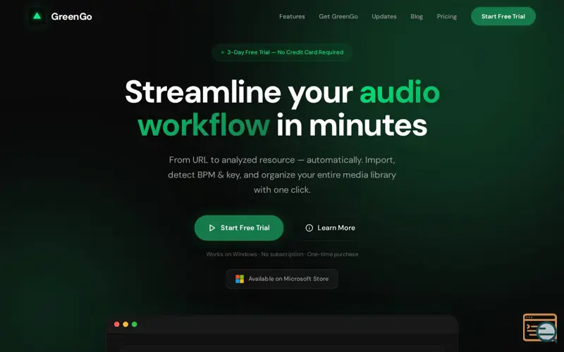 Screenshot of GreenGo