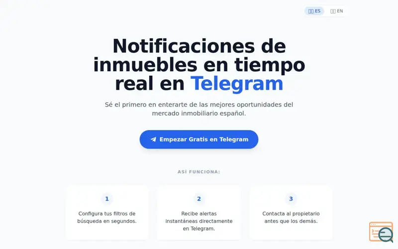 Screenshot of AnuncioPing