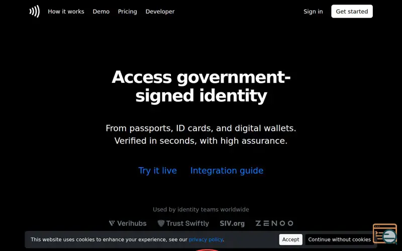 Screenshot of PassportReader