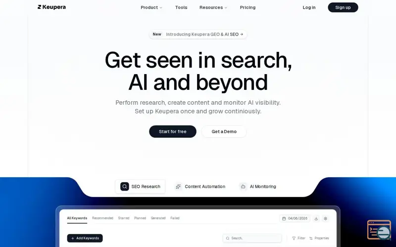 Screenshot of Keupera