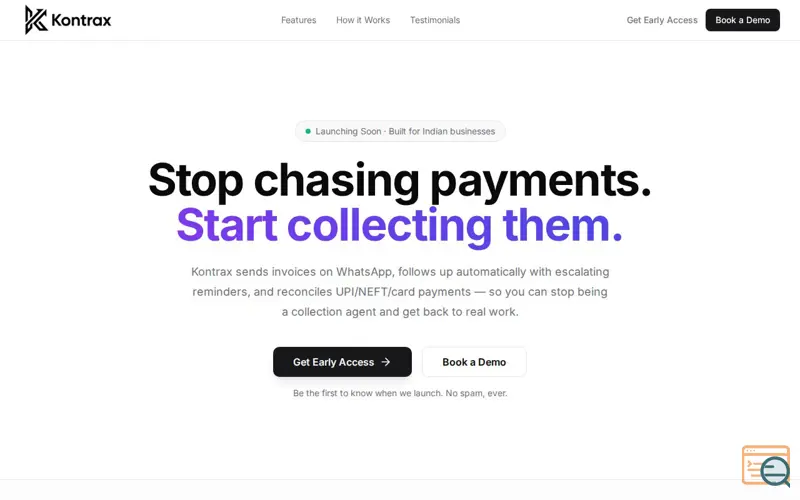 Screenshot of Kontrax