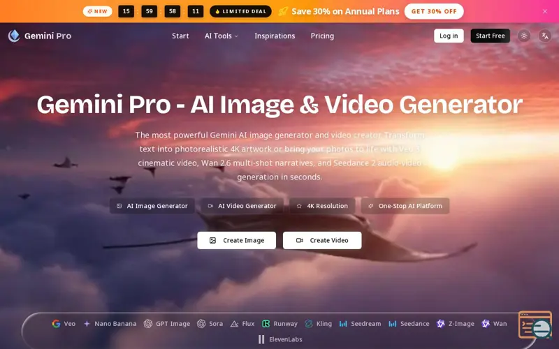 Screenshot of Gemini Pro