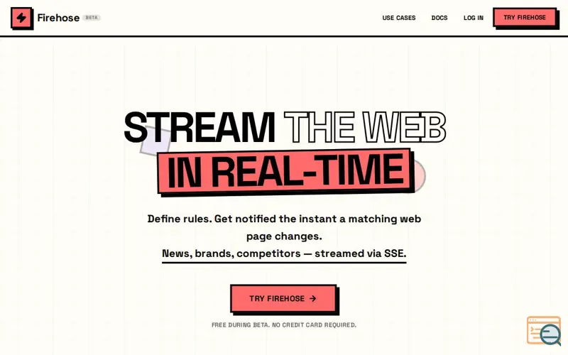 Screenshot of Firehose