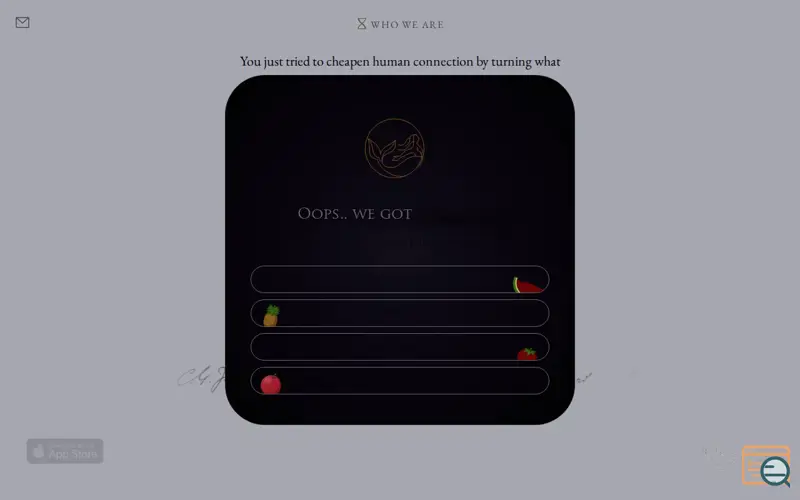 Screenshot of Not for Text