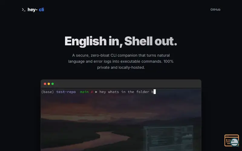 Screenshot of hey-cli