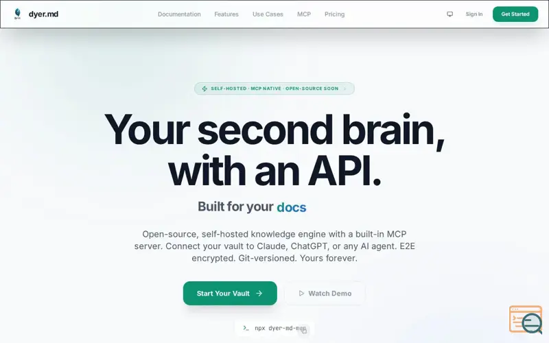 Screenshot of Dyer.md