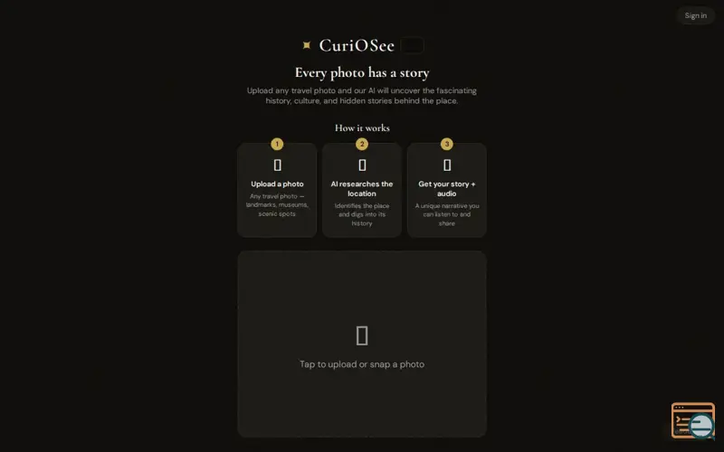 Screenshot of CuriOSee