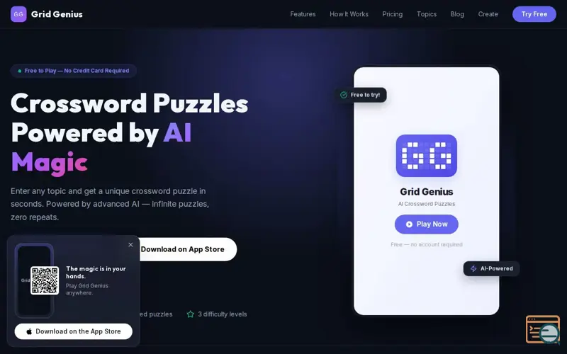 Screenshot of Grid Genius