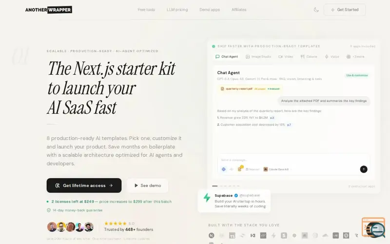 Screenshot of AnotherWrapper