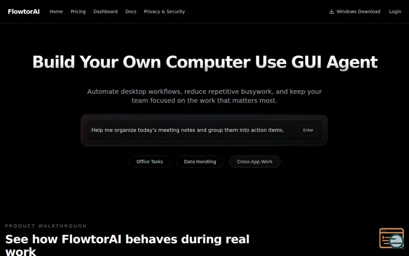 Screenshot of FlowtorAI