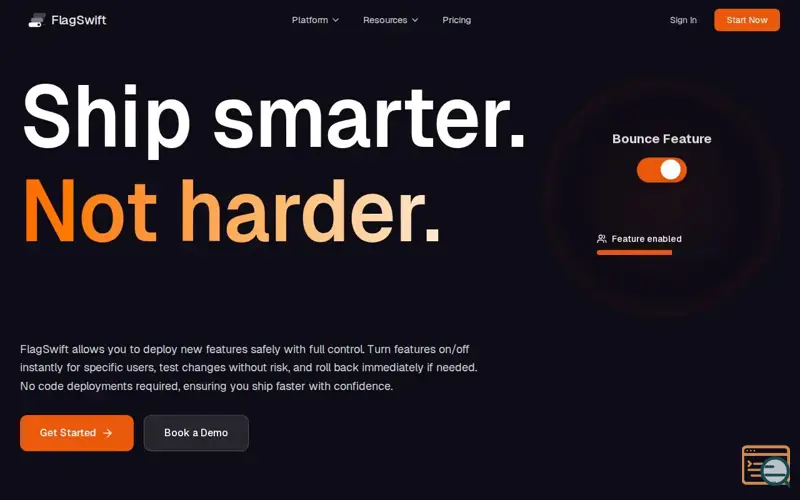 Screenshot of FlagSwift