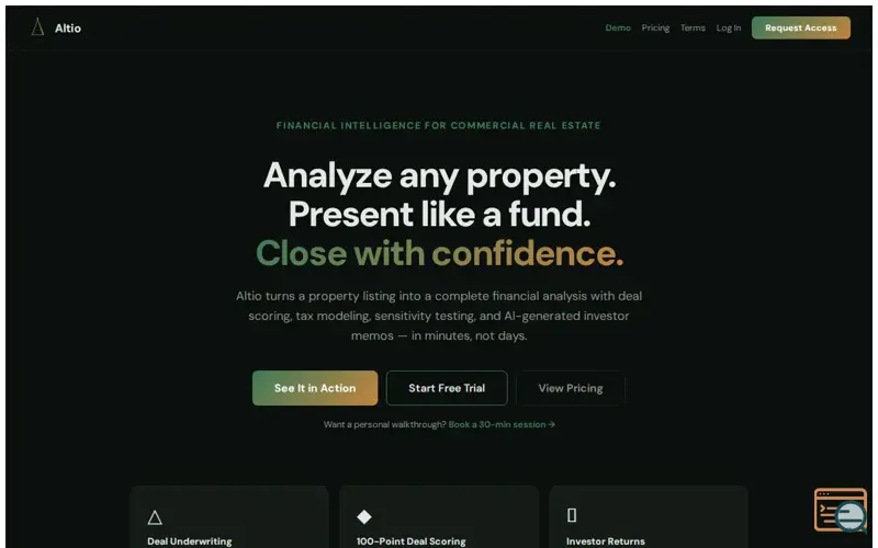 Screenshot of Deal Intel for Operators on the Rise