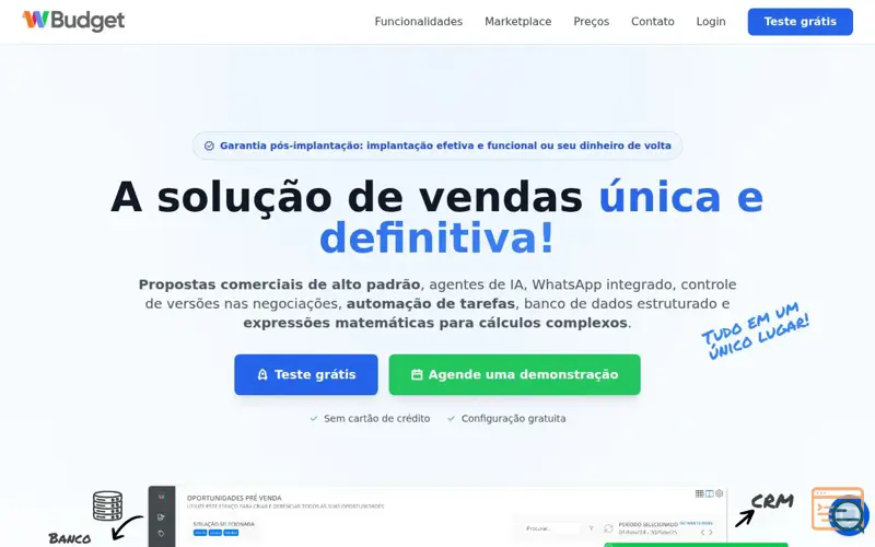 Screenshot of WBudget