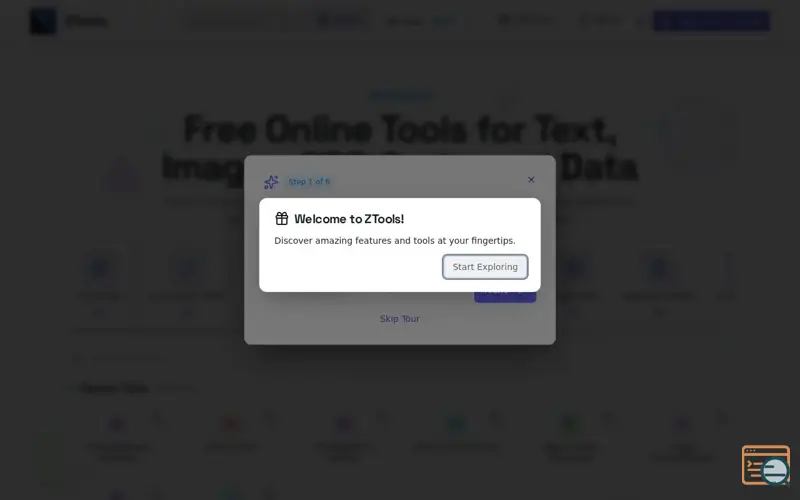 Screenshot of ZTools