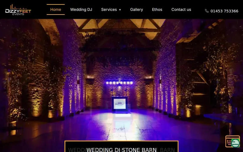 Screenshot of Dizzy Feet Events