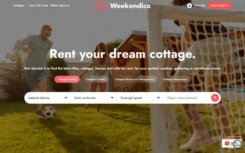 Screenshot of Weekendica