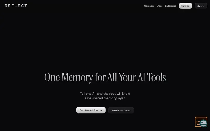 Screenshot of Reflect Memory