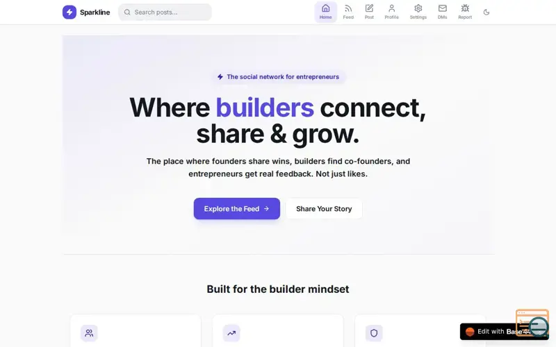 Screenshot of Sparkline