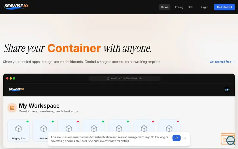 Screenshot of Seawise.io