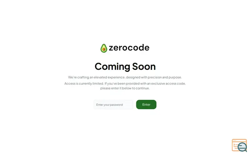 Screenshot of zerocode.studio