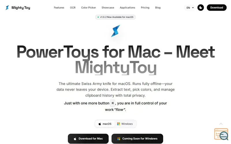Screenshot of MightyToy