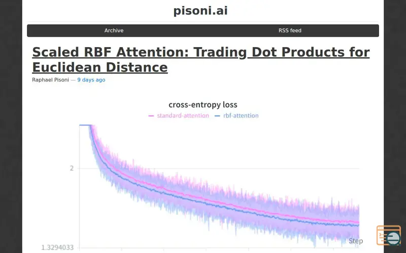 Screenshot of RBF-Attention