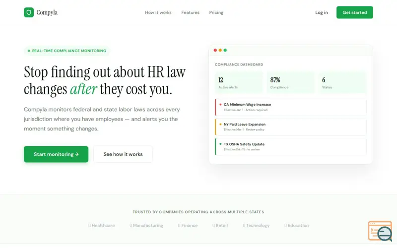 Screenshot of Compyla
