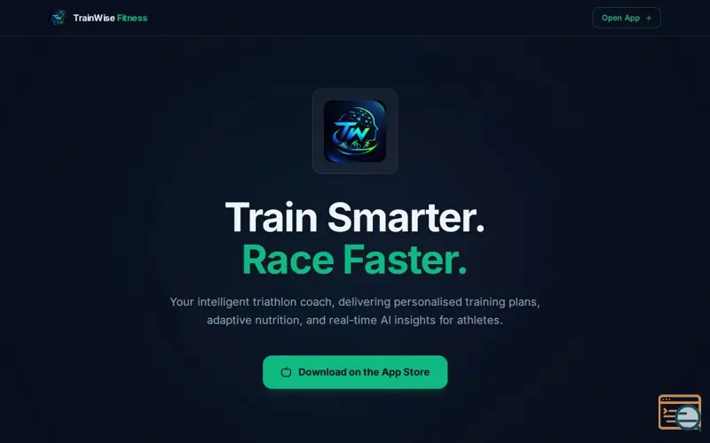 Screenshot of TrainWise