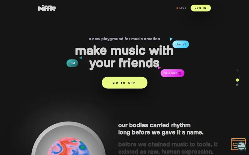 Screenshot of riffle