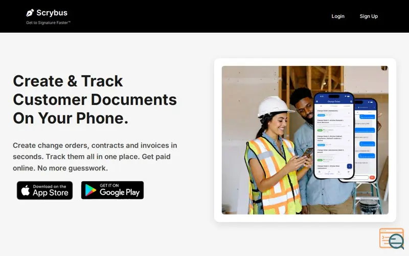 Screenshot of Scrybus