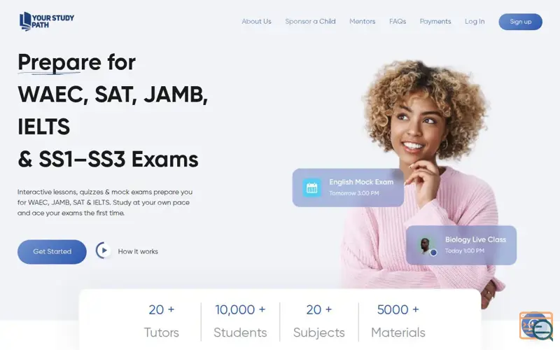 Screenshot of Your study path