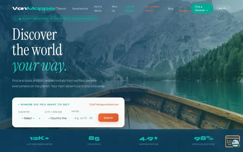 Screenshot of VanMapper