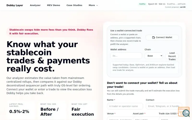 Screenshot of Dobby Layer