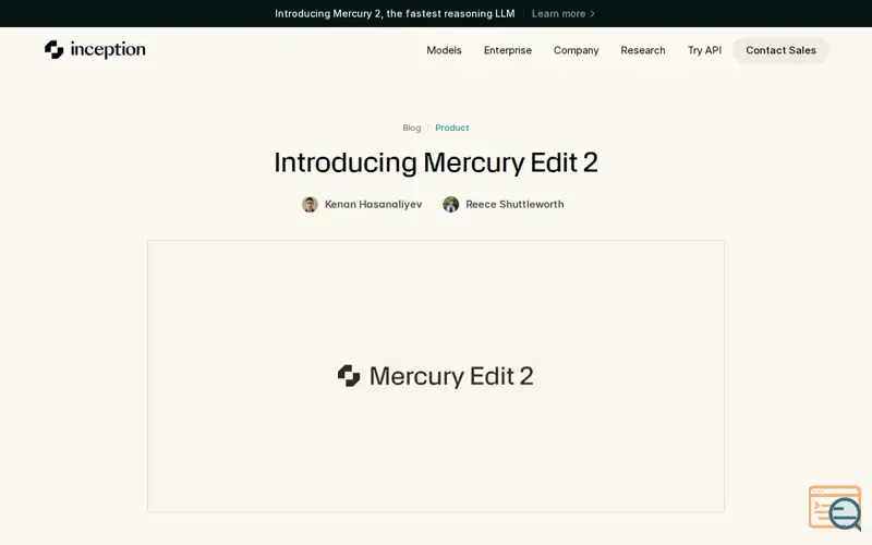 Screenshot of Mercury Edit 2