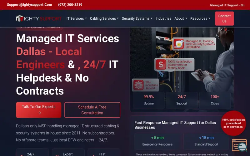 Screenshot of Ighty Support LLC