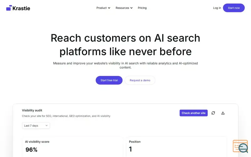 Screenshot of Krastie AI v3