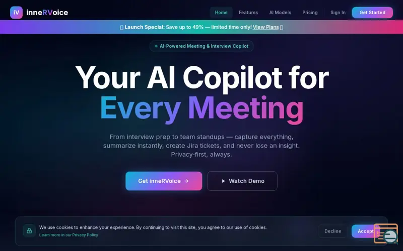 Screenshot of innervoice-ai-assistant
