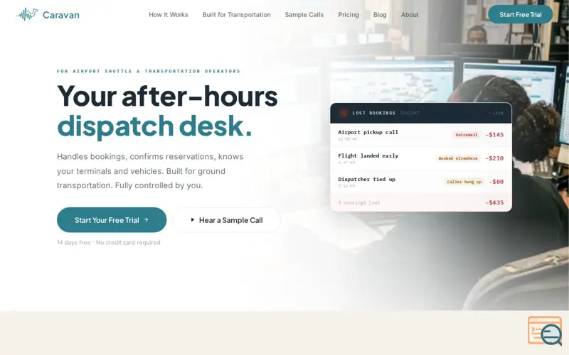 Screenshot of Caravan